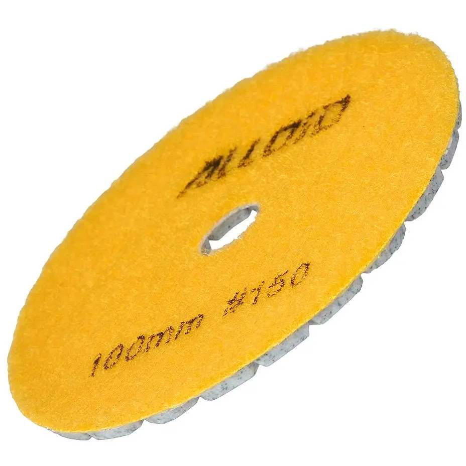 Круг алмазный Alloid Building Tools Combs шлифовальный на липучке 100 мм зерно 150 (DD-63379) - фото 3