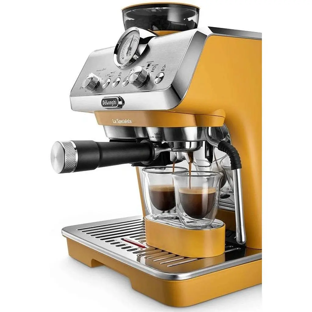 Ріжкова кавоварка еспресо DeLonghi La Specialista Arte EC9155.YE Yellow - фото 4