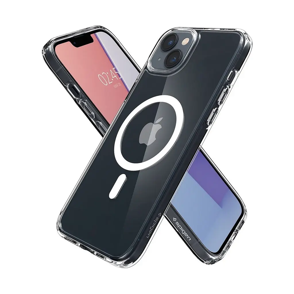 Чехол Spigen Ultra Hybrid Mag Safe для iPhone 14 Plus White (ACS04902) + защитное стекло - фото 6