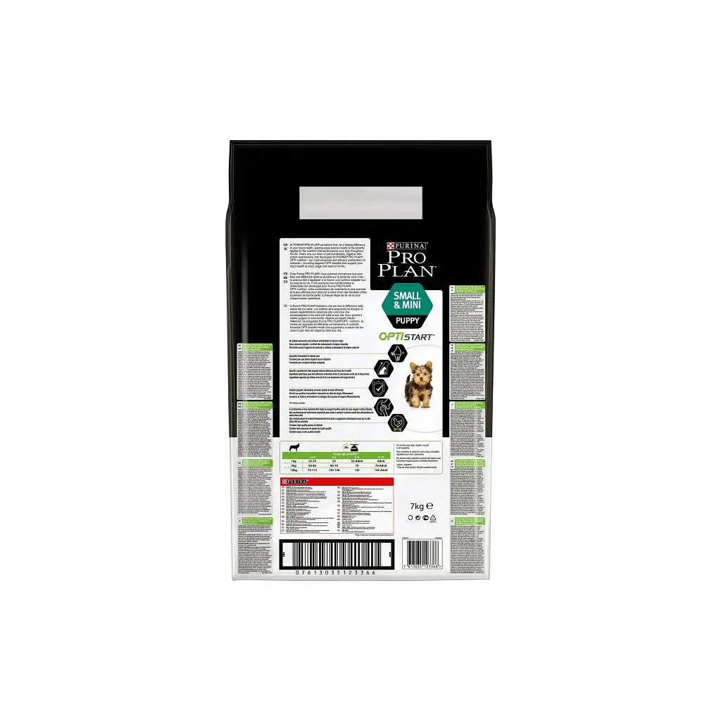 Сухий корм для собак Purina Pro Plan Small&Mini Puppy з куркою та рисом 7 кг (7613035123366) - фото 3