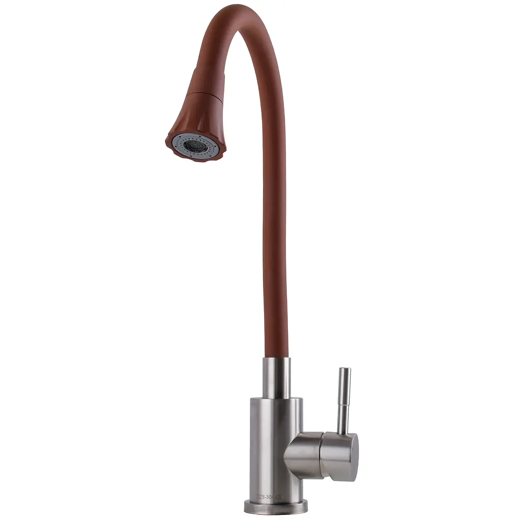 Змішувач для кухні Globus Lux Alpen SBT1-203SA-R10 Коричневий - фото 2