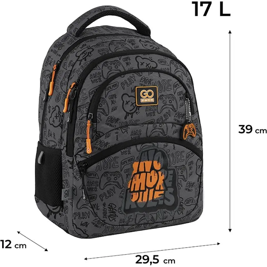 Рюкзак GoPack Education 175M-5 No More Rules (GO25-175M-5) - фото 3