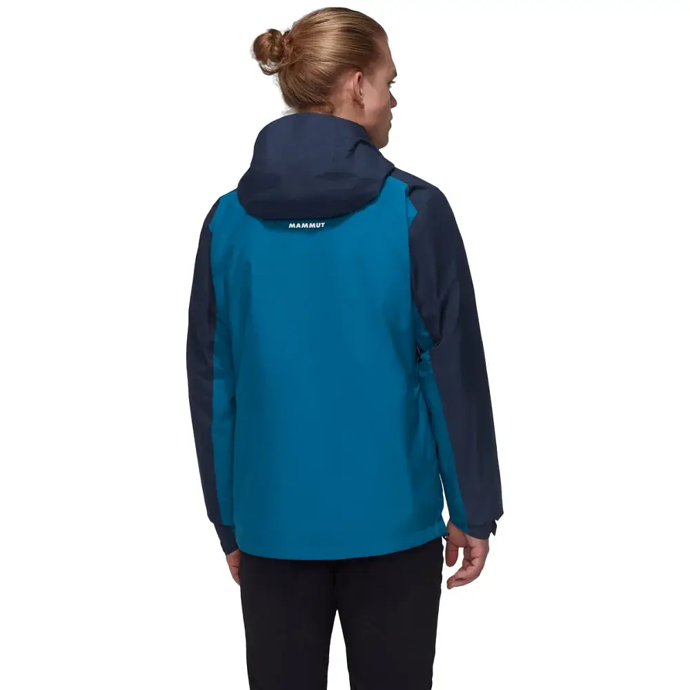 Куртка Mammut Hooded Jacket M L Deep Ice-Marine - фото 3