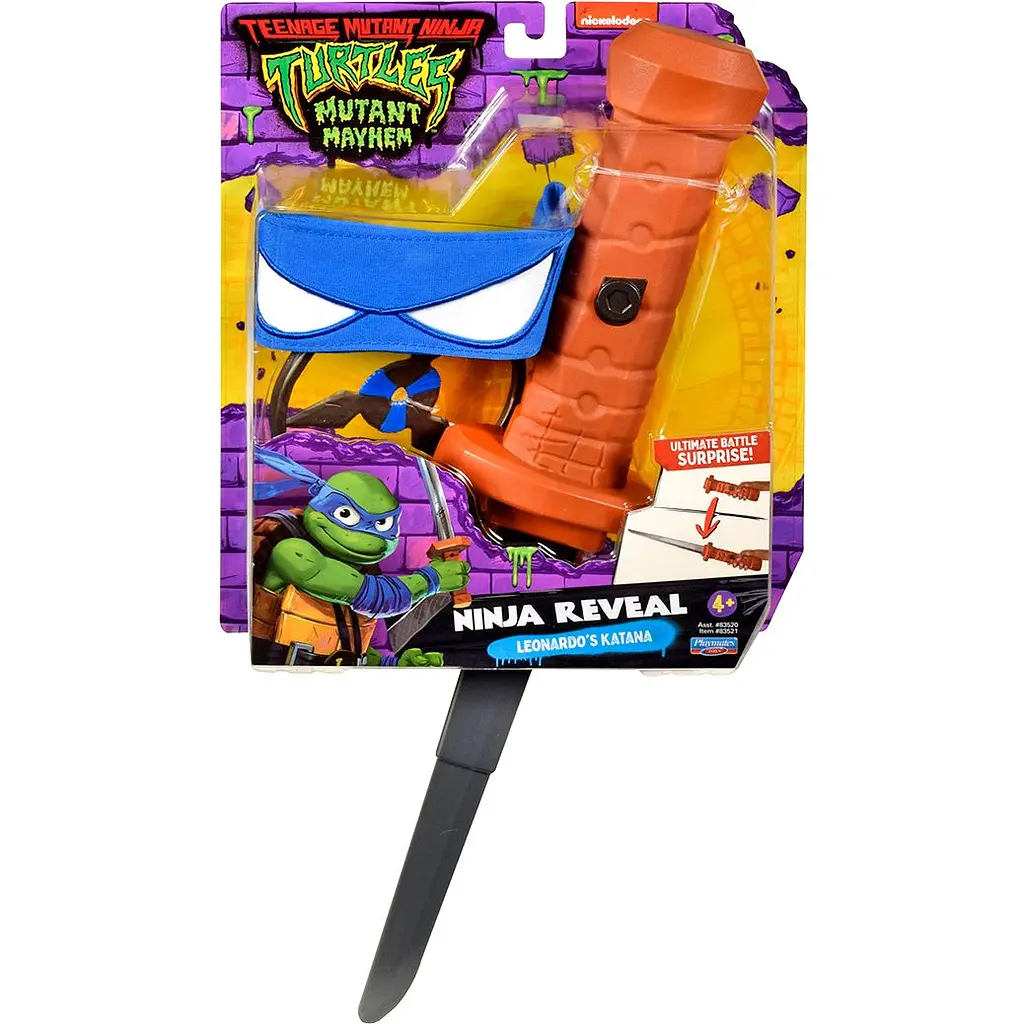 Набор игрушечного оружия TMNT Черепашки-ниндзя Movie III Меч Катана Леонардо (83521) - фото 5