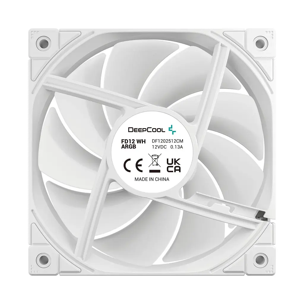 Кулер до корпусу Deepcool FD12 ARGB WH-3 IN 1 (R-FD12-WHAPN3-G) - фото 6