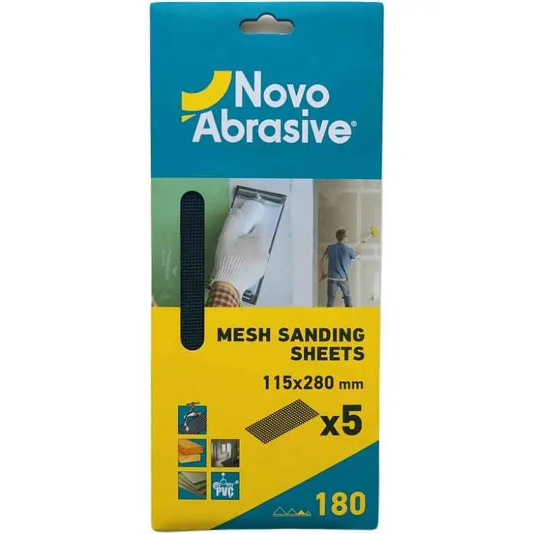 Сітка абразивна NovoAbrasive P180 5шт