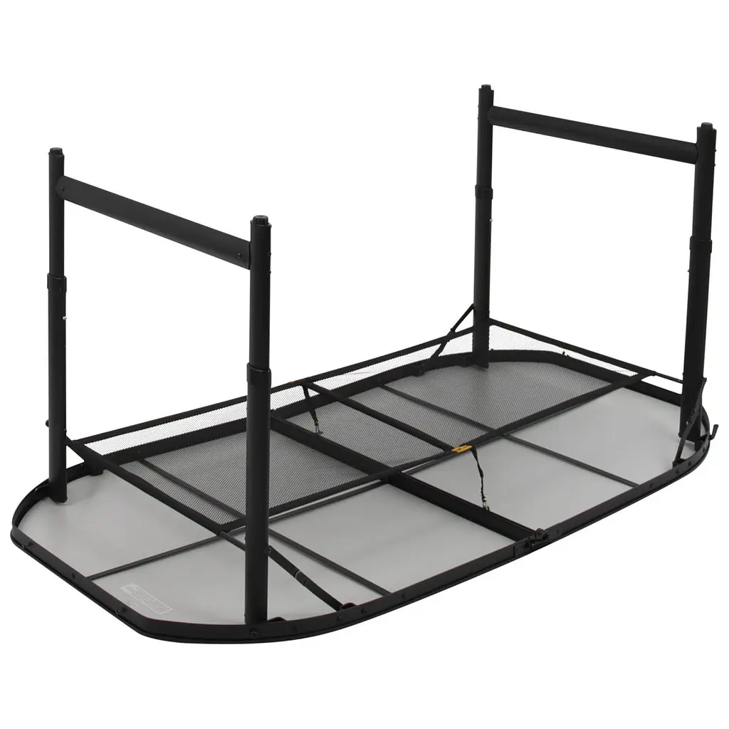 Стіл Bo-Camp Northgate Oval 150x80 cm Black/Grey (1404188) - фото 4