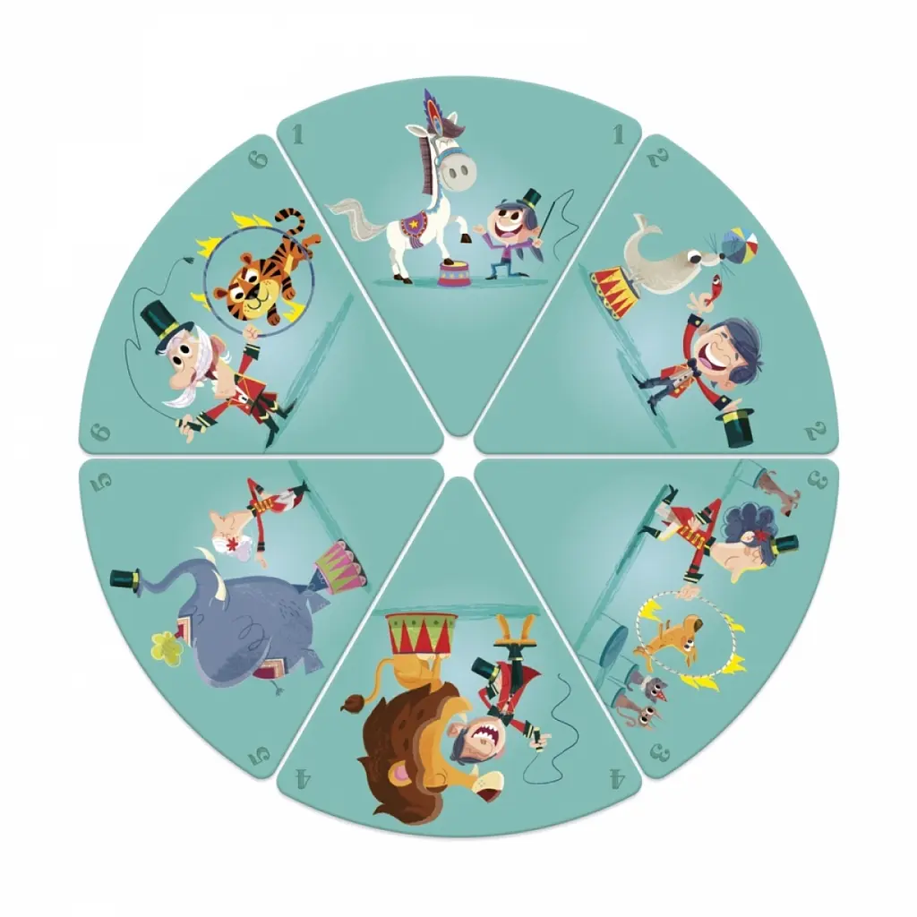 Настольная игра Janod Happy Families Цирк (J02755) - фото 4