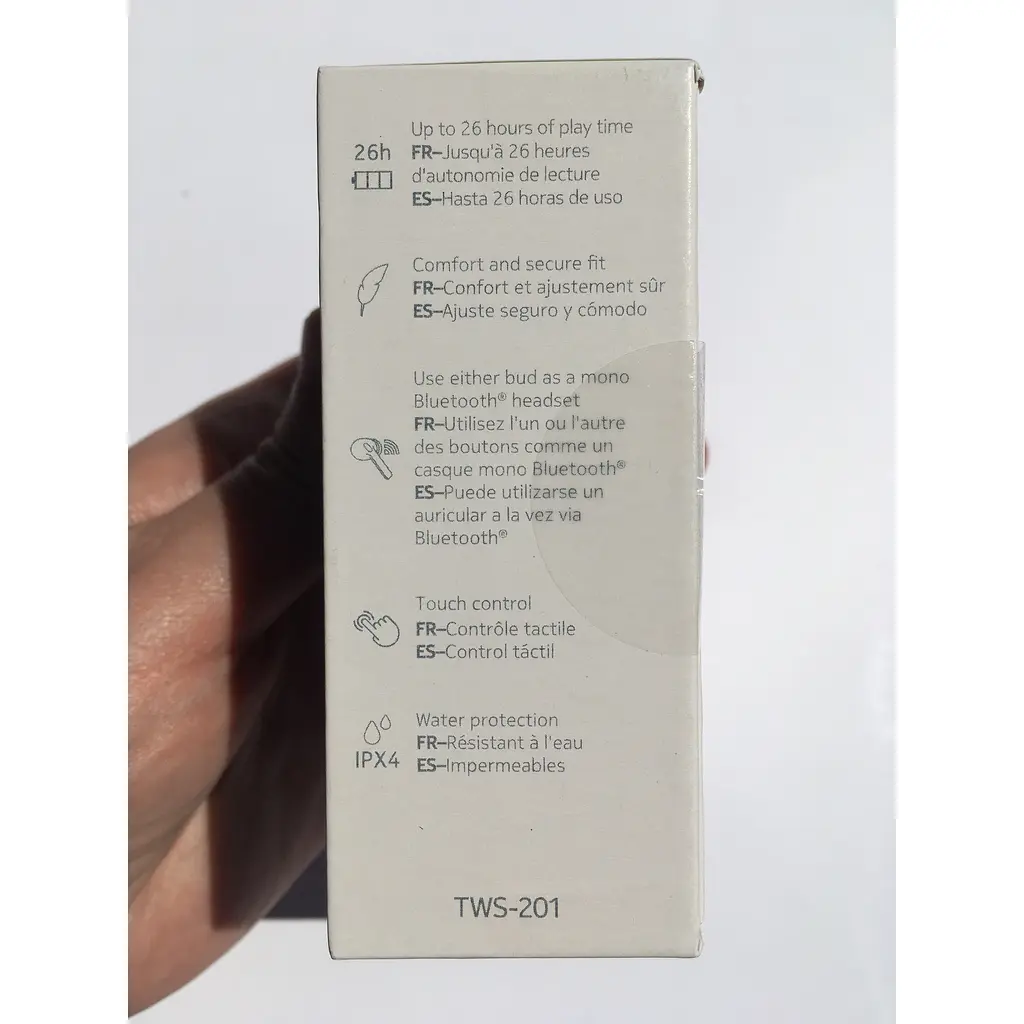 Навушники гарнітура бездротові Nokia Go Earbuds+ TWS-201 ENC Black 8Р00000142 - фото 7