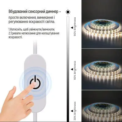 Светодиодная лента ColorWay LED 3м з живленням від USB (CW-LD03) - фото 4