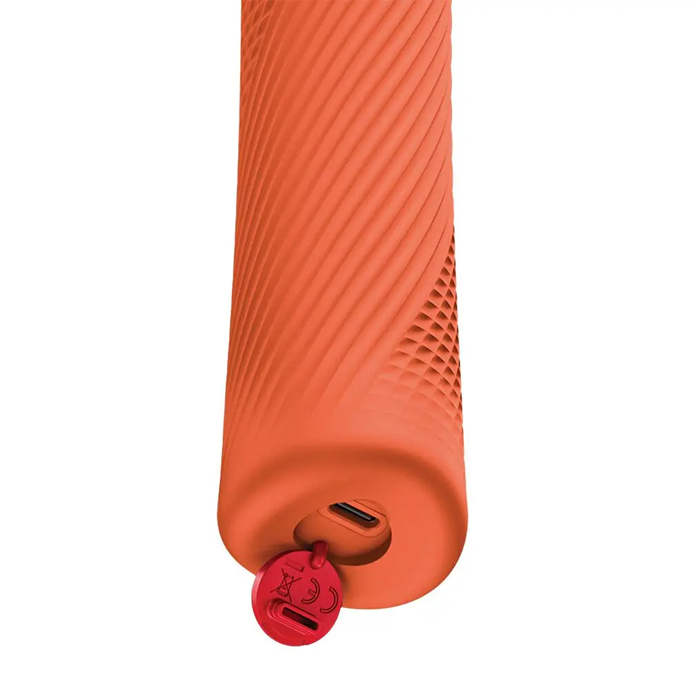 Вібромасажер Fun Factory VIM Vibrating Wand Orange, суперпотужний та легкий, до 6 годин роботи - фото 4