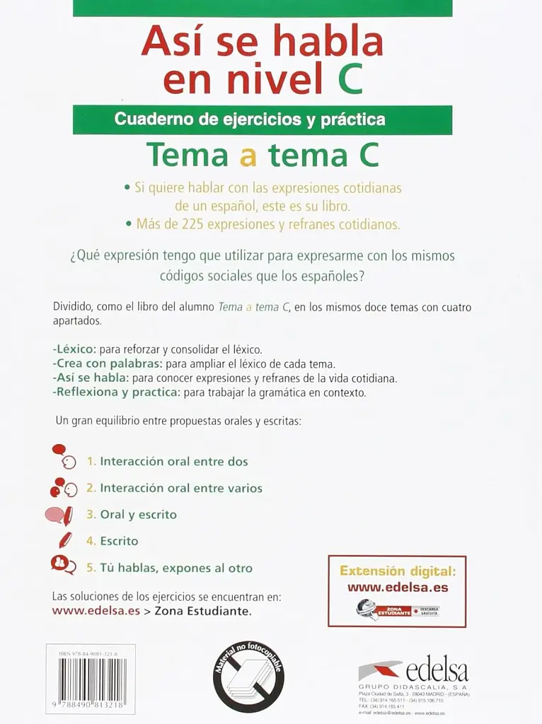 Tema a tema C. Asi se Habla. Cuaderno de ejercicios y práctica - фото 2