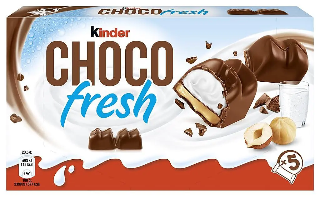 Шоколадний батончик Kinder Choco Fresh 20.5 г - фото 8