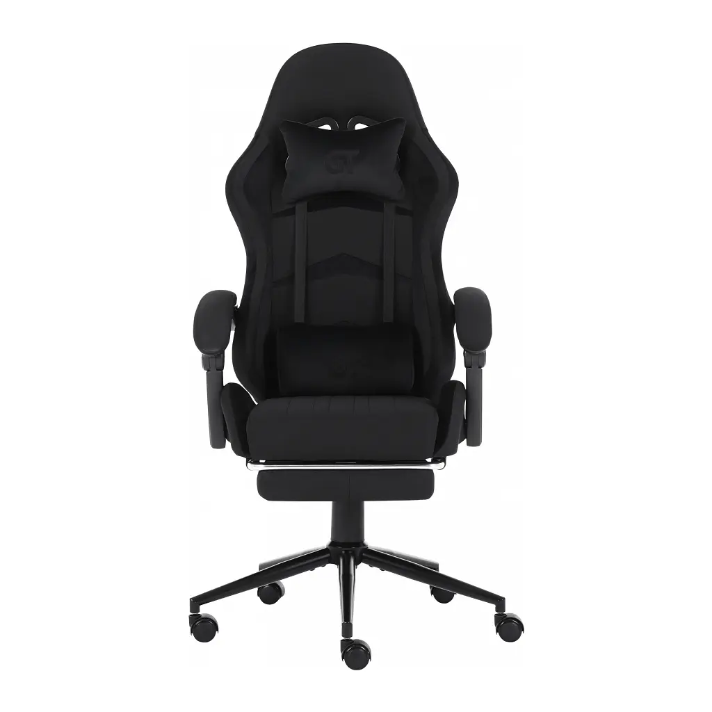 Крісло ігрове GT Racer X-2324 Black Suede (X-2324 Fabric Black Suede) - фото 2
