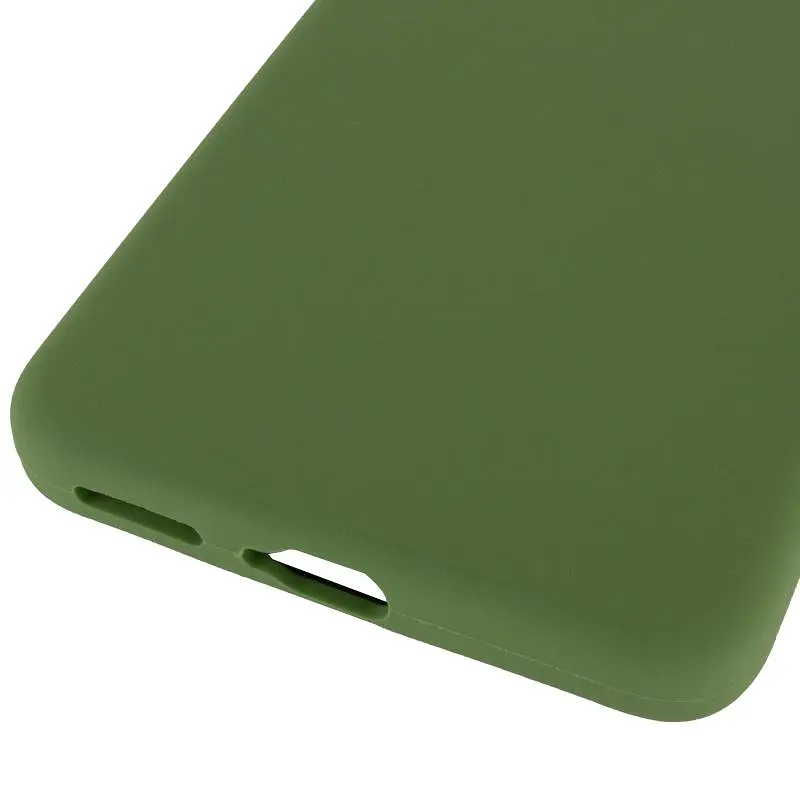 Чохол Silicone Cover Ummi Lakshmi Full Camera (AA) для Xiaomi Redmi Note 12 Pro 4G Зелений / Dark green - фото 5