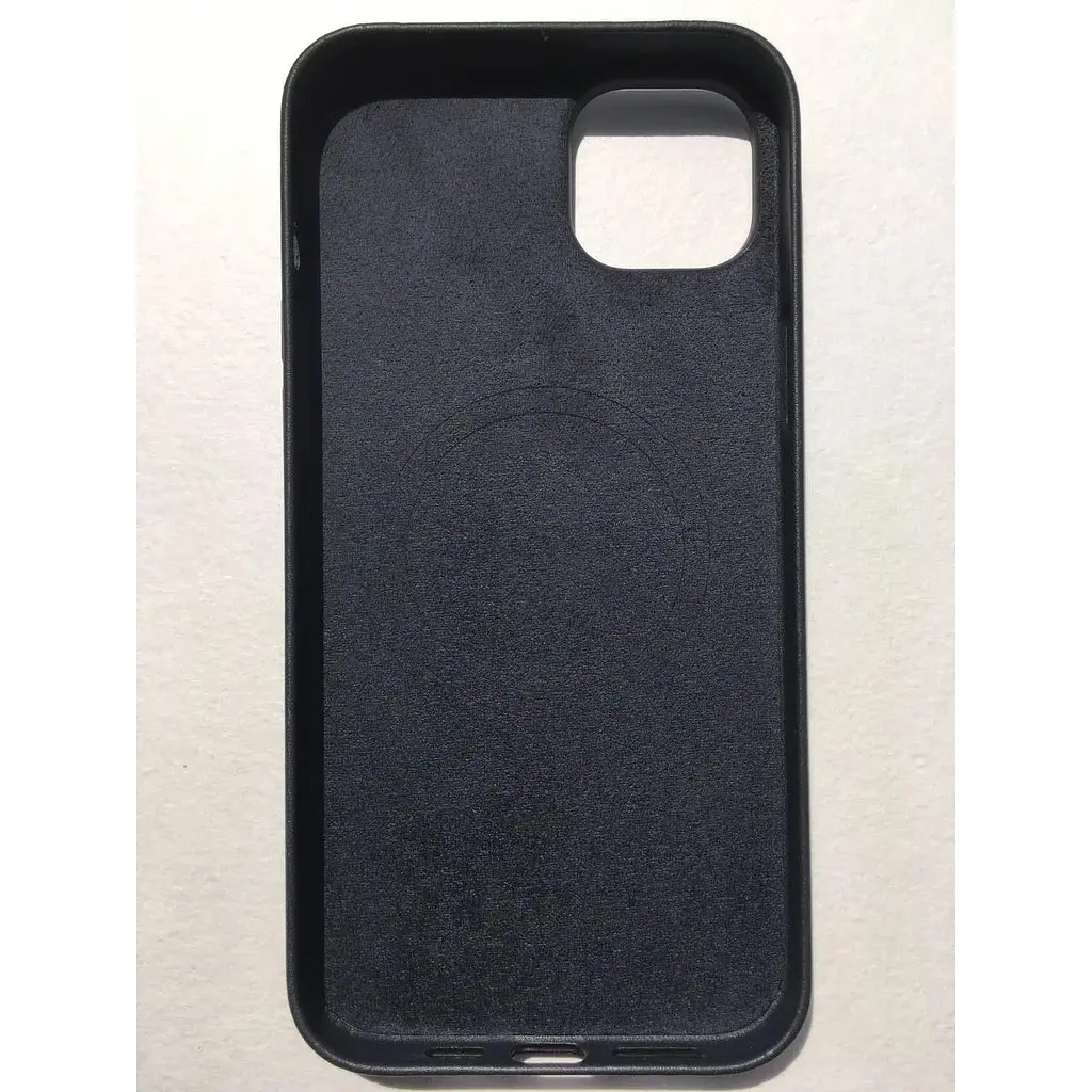 Оригінальний шкіряний чохол Apple Leather Case MagSafe для iPhone 14 Plus (6.7") Black MPP93ZE/A - фото 8