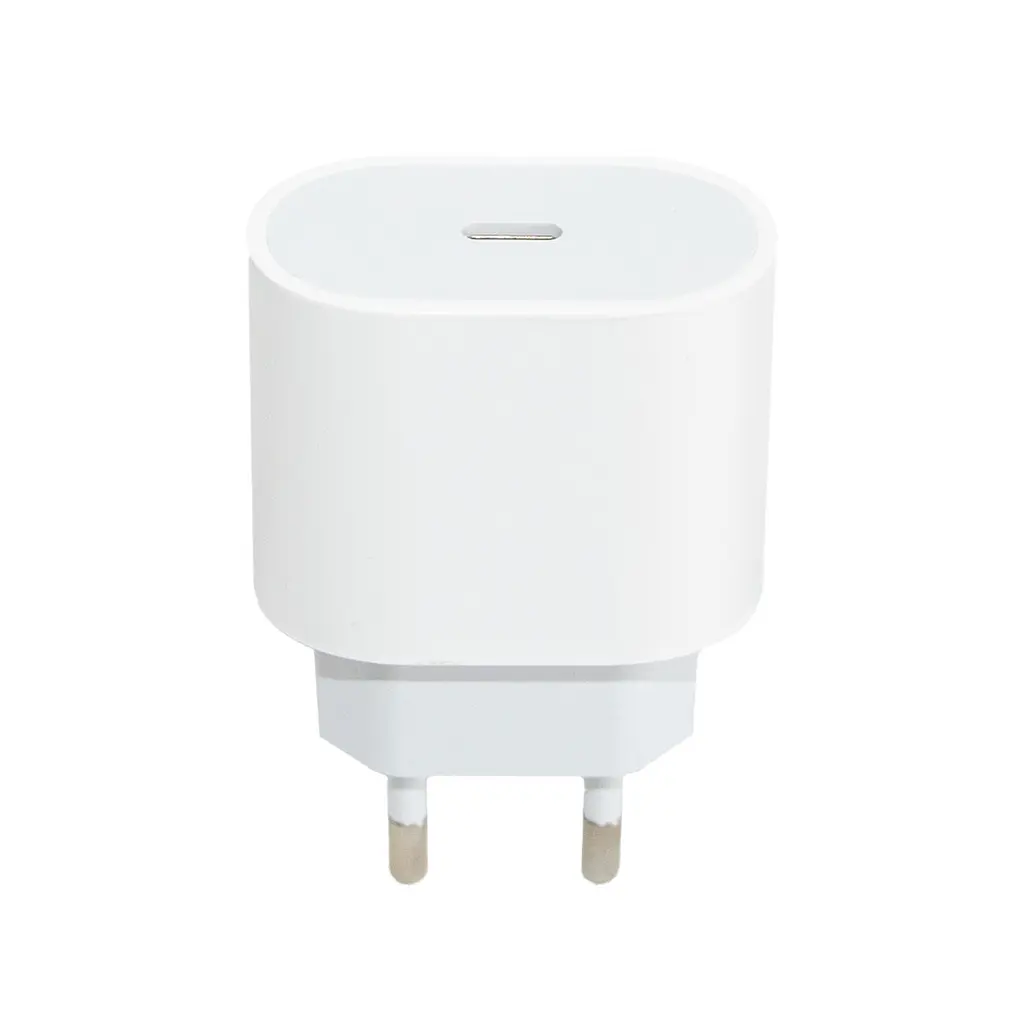 Адаптер живлення Power Adapter USB-C 20W, зарядний пристрій для телефону, білий - фото 7