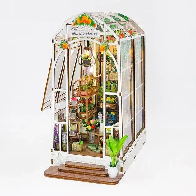 Садовий будиночок Book Nook Garden House DIY Інтер'єрний конструктор M02313 - фото 5