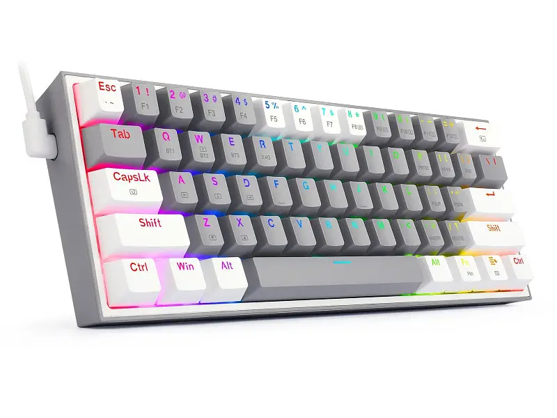 Клавіатура REDRAGON K616 Fizz PRO White/Grey - фото 2