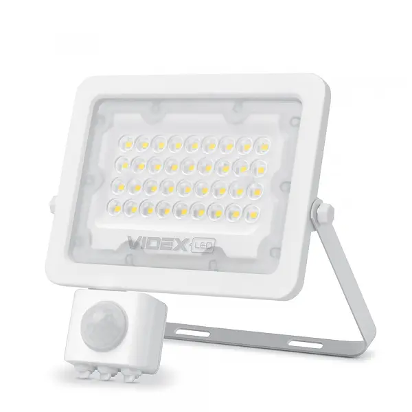 LED прожектор VIDEX F2e 30W 5000K с датчиком движения и освещенности - фото 2