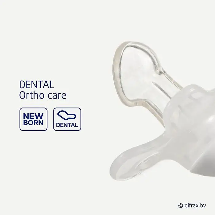 Пустышка силиконовая Difrax Dental 0-6 мес. Brick (799 Brick) - фото 2