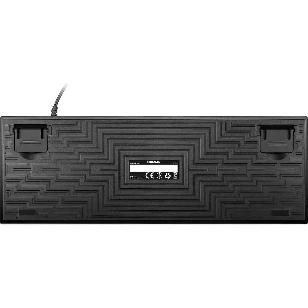 Клавиатура REAL-EL M 05 Grey (EL123100044) [128757] - фото 9