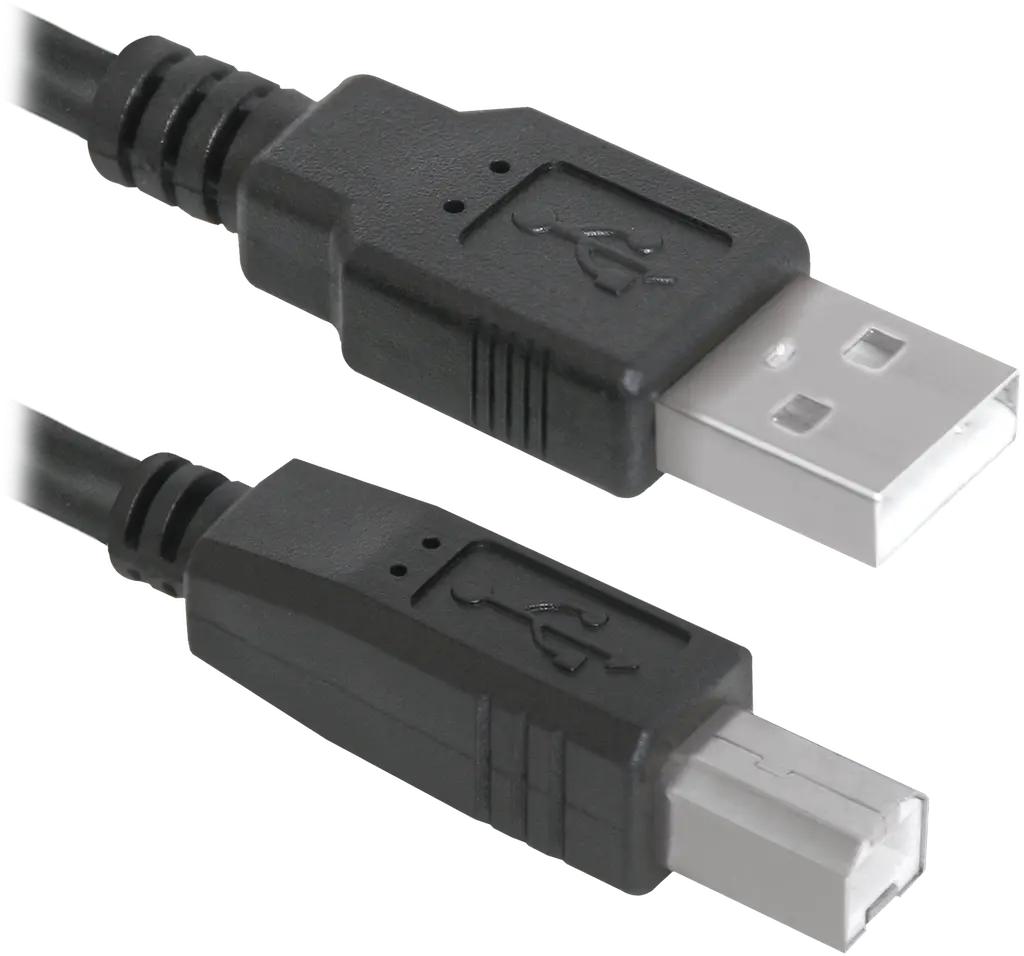 Кабель USB 2.0 AM-BM, 5.0 м, чорний, USB04-17 Defender