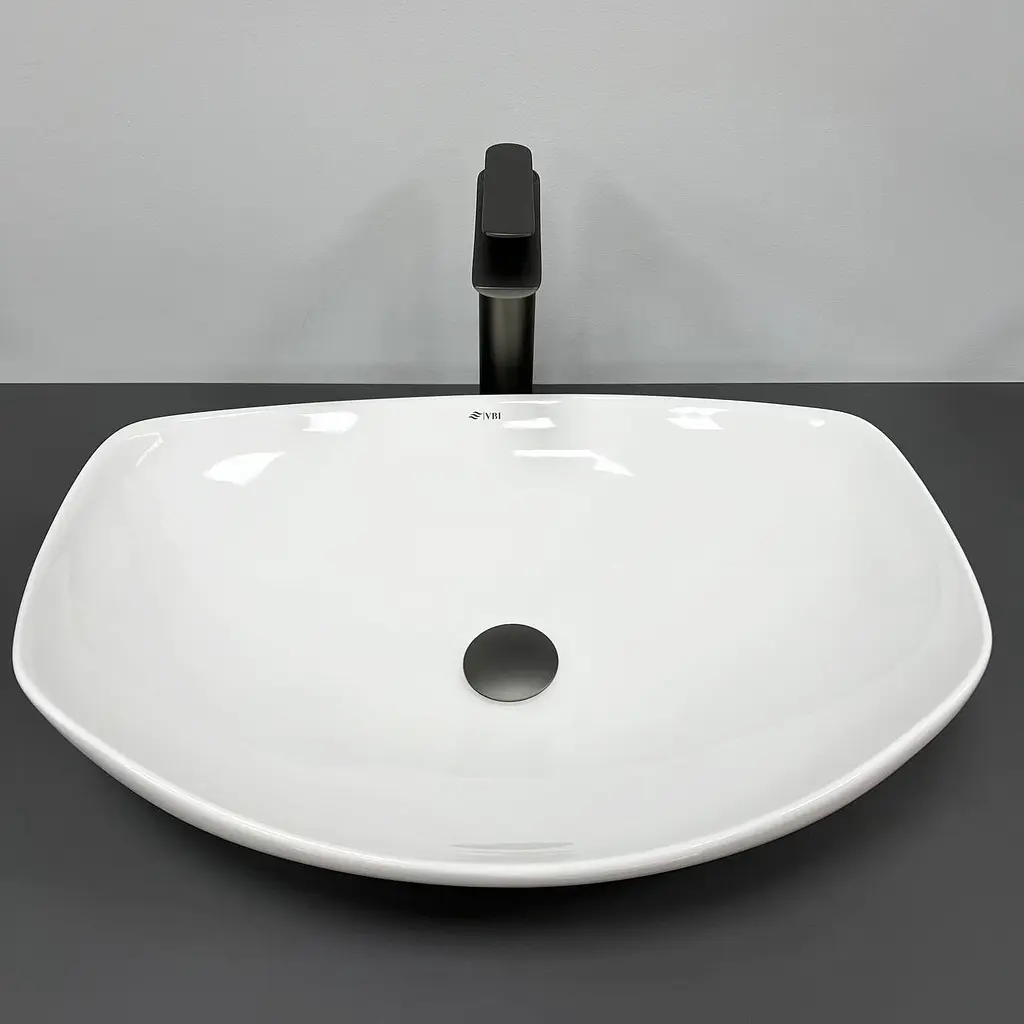 Умивальник VBI Ostuni white накладний VBI-012601, Білий - фото 3