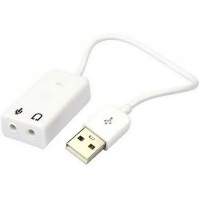 Звуковая карта Dynamode USB 3D Sound 7.1 White