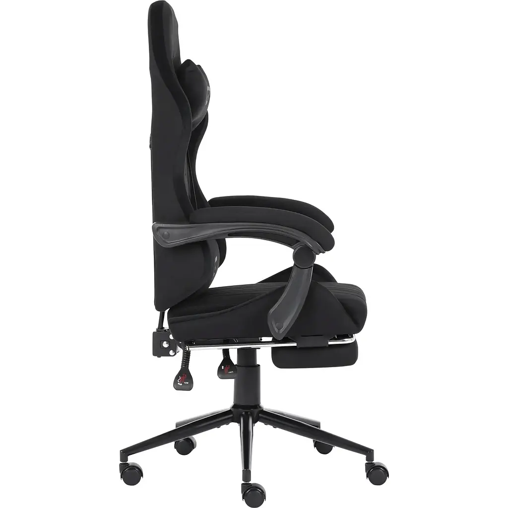 Геймерське крісло GT Racer X-2324 Fabric Black Suede [120755] - фото 3