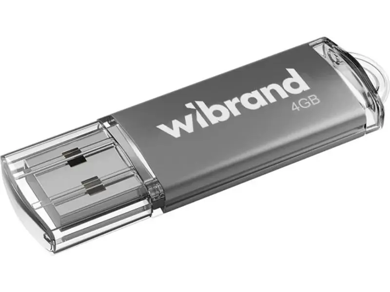 Флешка Wibrand 4 GB Cougar Silver USB 2.0 (WI2.0/CU4P1S)