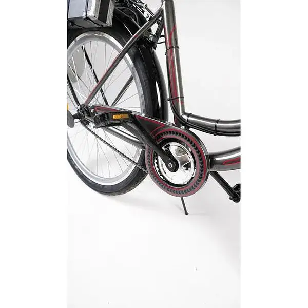 Електровелосипед Azimut Aquamarine 28 дюймів 500W 16Ah сірий - фото 8