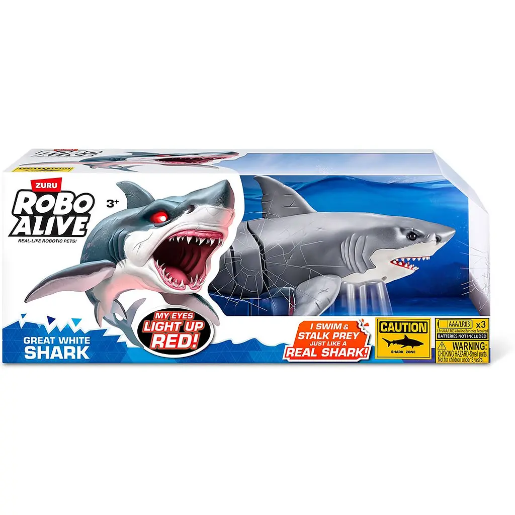 Інтерактивна іграшка Pets & Robo Alive Robo Alive Велика біла акула (71126) - фото 6
