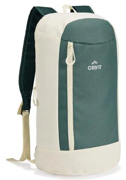 Рюкзак невеликий міський 10L Crivit Mini Бежевий із зеленим - фото 4