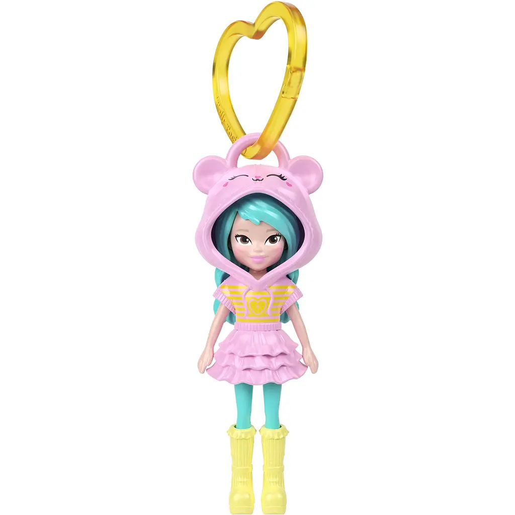Мінілялька-брелок Polly Pocket у худі в асортименті (JMN38) - фото 3