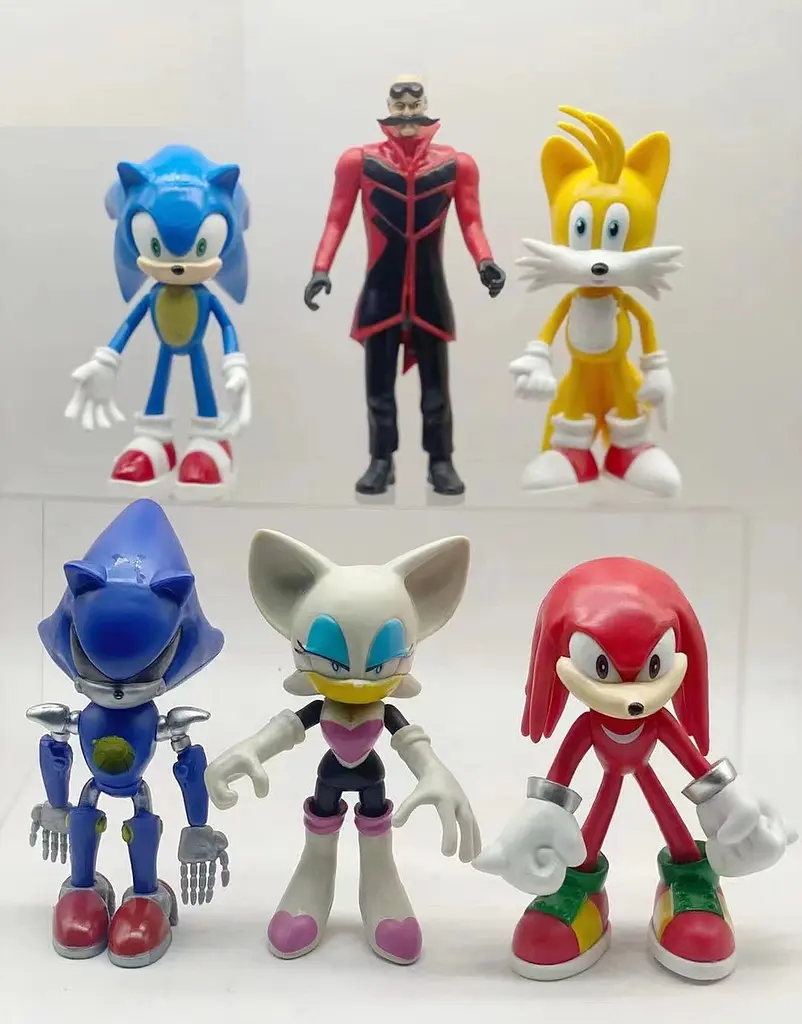 Набір фігурок Сонік, Іграшки персонажі Sonic the Hedgehog 6 шт. - фото 2