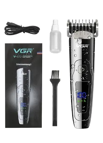 Професійна машинка для стрижки волосся VGR V-072 бороди та вусів USB - фото 3