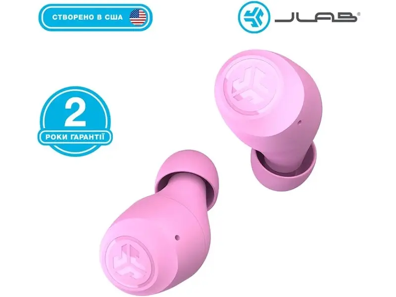 Навушники TWS JLAB Go Air Pop Pink (IEUEBGAIRPOPRPNK124) - фото 3
