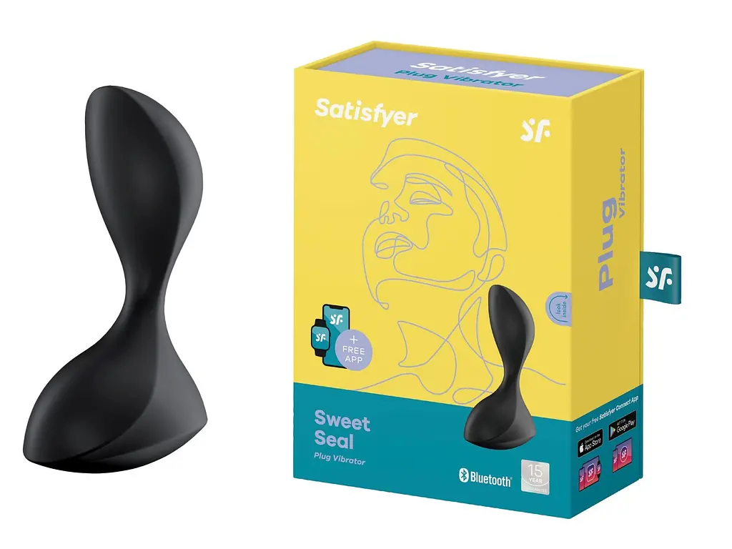 Анальна пробка з вібрацією Satisfyer Sweet Seal 11.2 см (чорний) - фото 4
