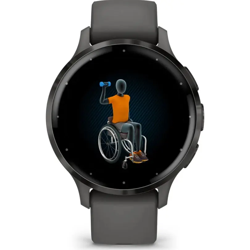 Смарт-годинник Garmin Venu 3S Slate Stainless Steel Bezel with Pebble Gray Case and Silicone Band [010-02785-00/50] [111834] - фото 8