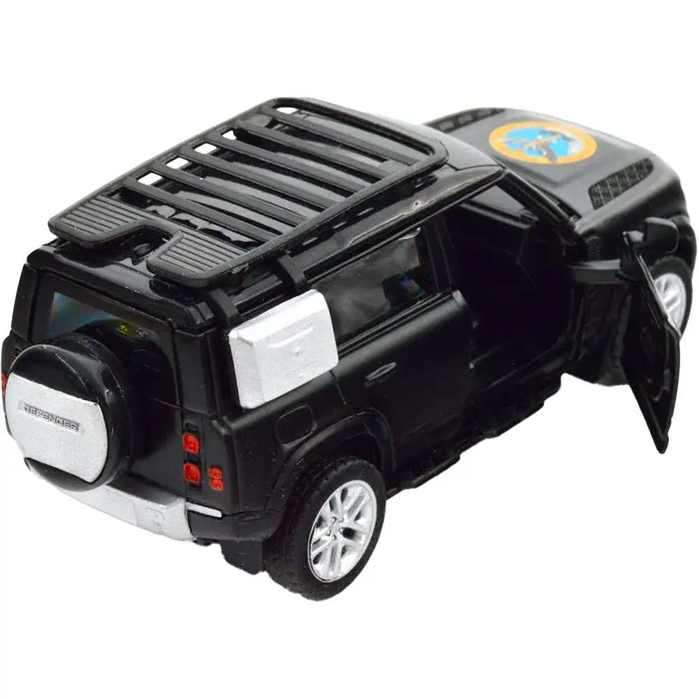 Машинка TechnoDrive серії Шеврони Героїв LAND ROVER DEFENDER 110 "ГУР МО" - фото 10