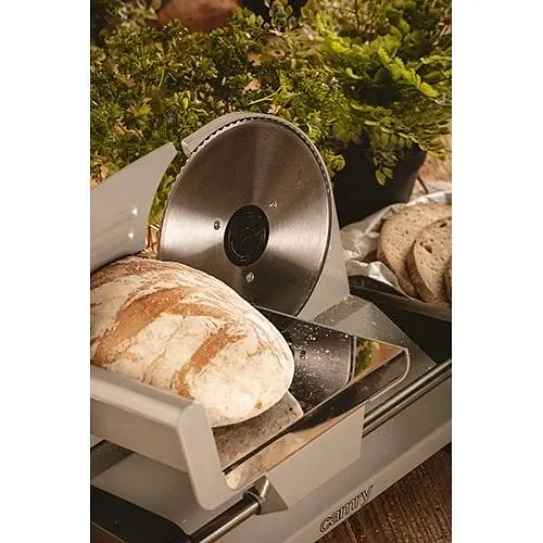 Слайсер-ломтерезка Camry CR 4702 200 Вт лезвие нержавеющая сталь 0-15 мм толщина ломтика - фото 2