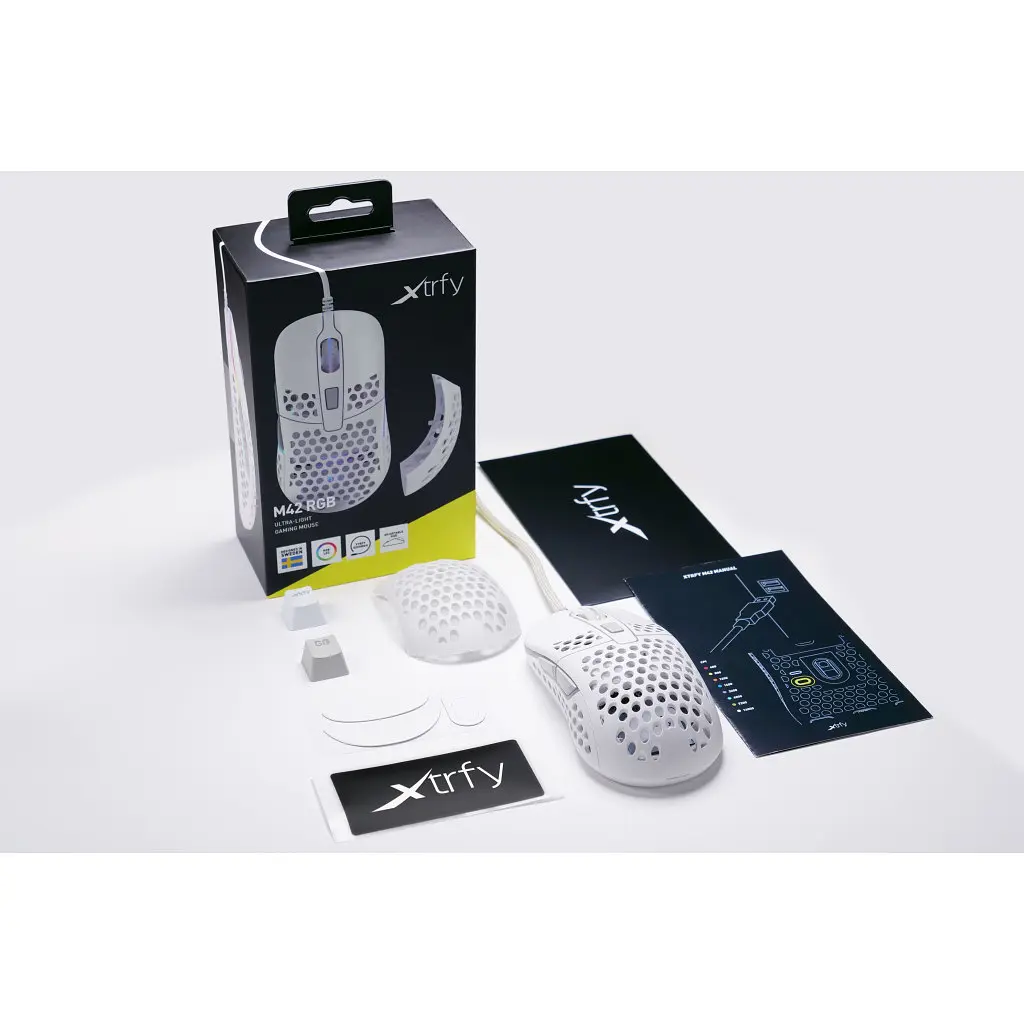 Мишка Xtrfy M42 RGB White (XG-M42-RGB-WHITE) - фото 12