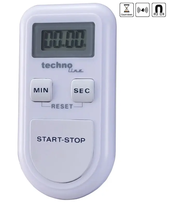 Таймер кухонний Technoline KT100 Magnetic White (KT100) (DAS301200) - фото 4