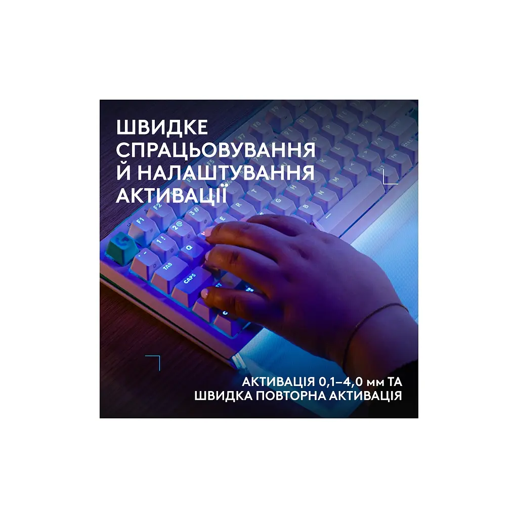 Клавіатура Logitech G512 X 98 Tactile Switch RGB USB UA White (920-014003) - фото 4