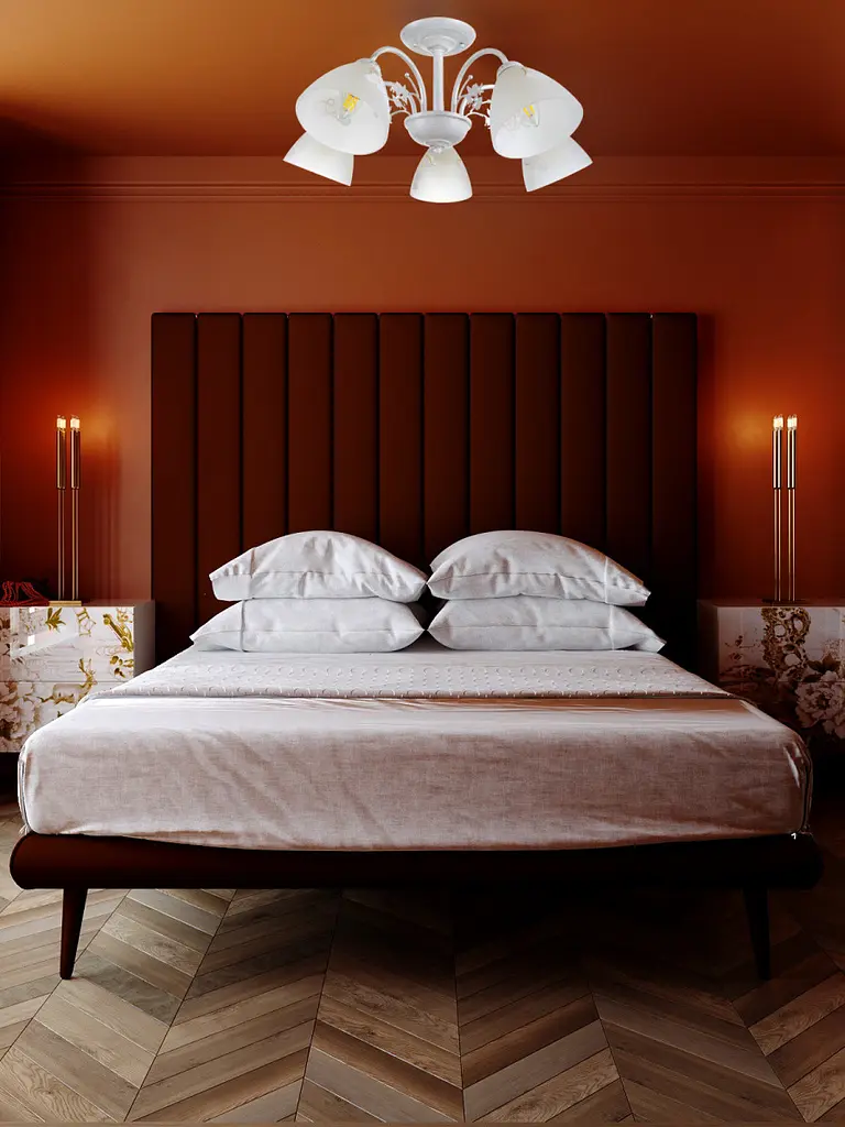 Люстра потолочная Brille E14 60W WH (LK-685C/5) - фото 4