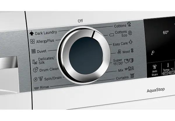 Пральна машина Bosch з фронтальним завантаженням WGA242X0ME, 9кг, 1200, A+++, 60см, Дисплей, Білий (WGA242X0ME) - фото 5