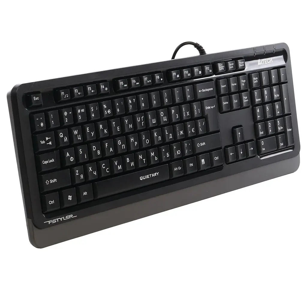 Клавиатура A4Tech Fstyler FK10Q USB Dark Grey (FK10Q (Grey)) - фото 3
