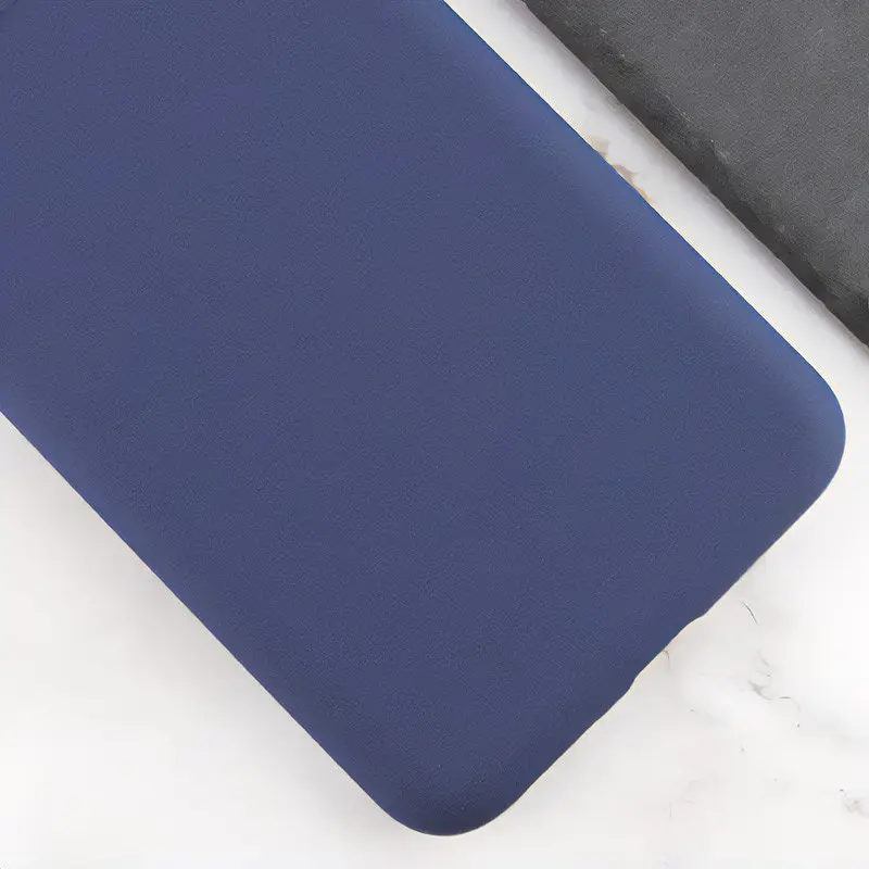 Чехол Silicone Cover Lakshmi (AAA) для Xiaomi Poco X6 Pro Темно-синий / Midnight blue - фото 3