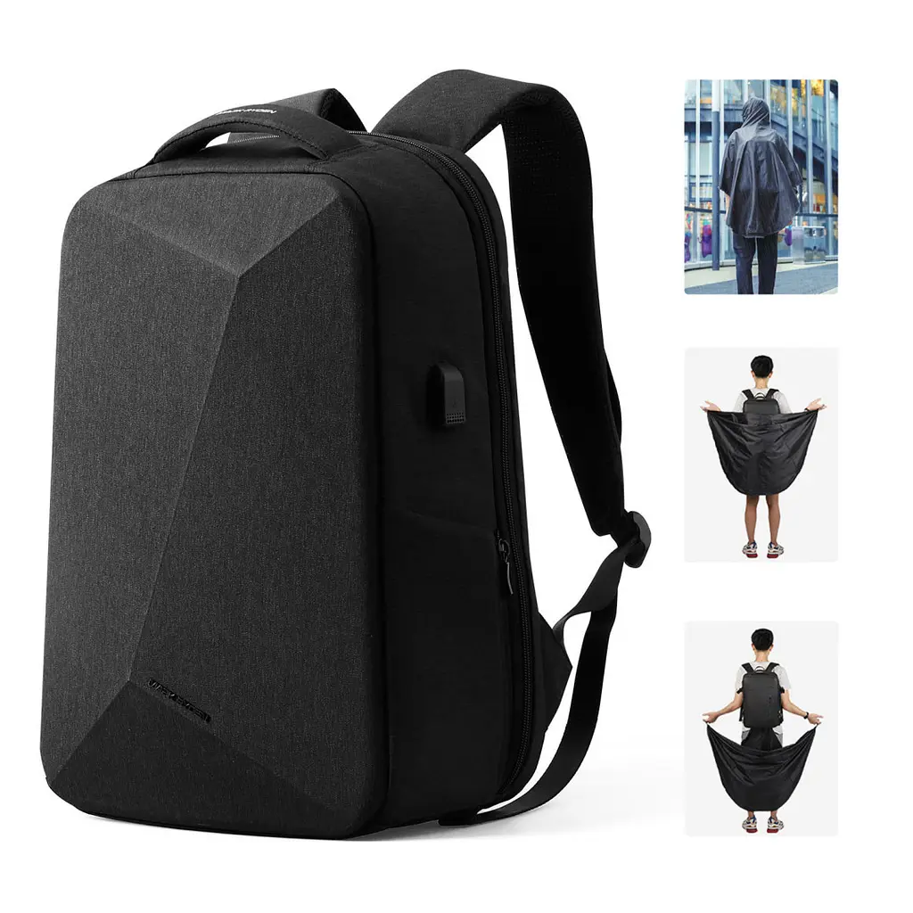 Рюкзак антивор городской Mark Ryden 9405YY 15.6" USB 20 л черный (16253) - фото 3